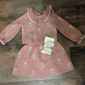 Cynthia Rowley Dusty Pink Knit Outfit